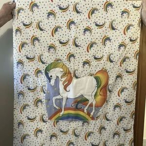 Rainbow Brite Starlite Horse Vintage Starlight Throw Baby Blanket 80s Handmade